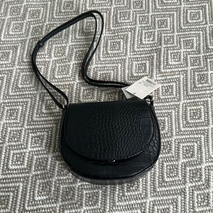 Brand new black snake skin purse with tags